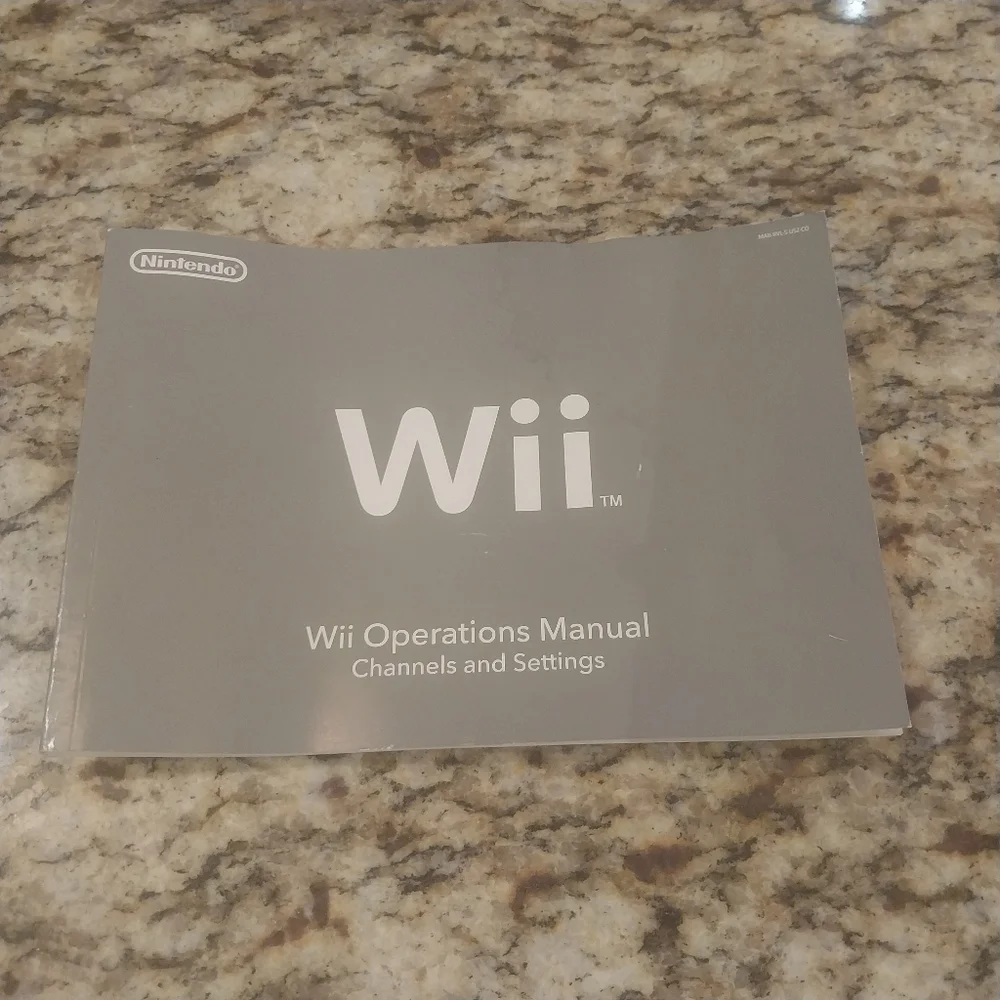 Wii operations manual